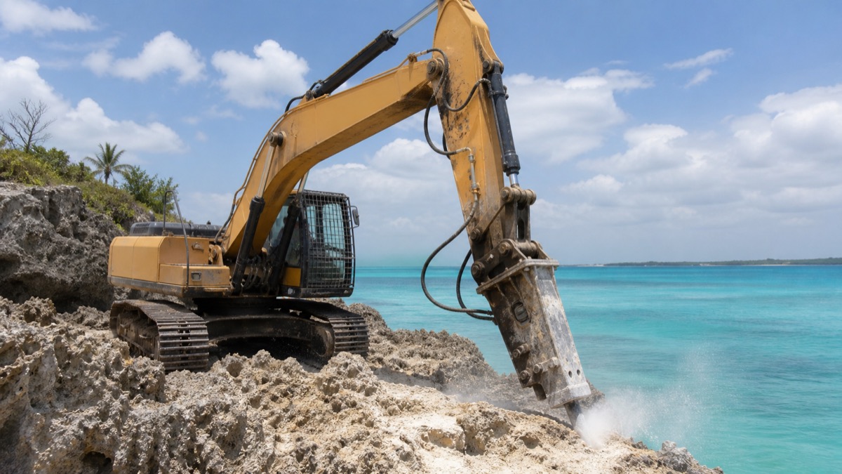 Rock & Coastal Breaking services in Zanzibar
