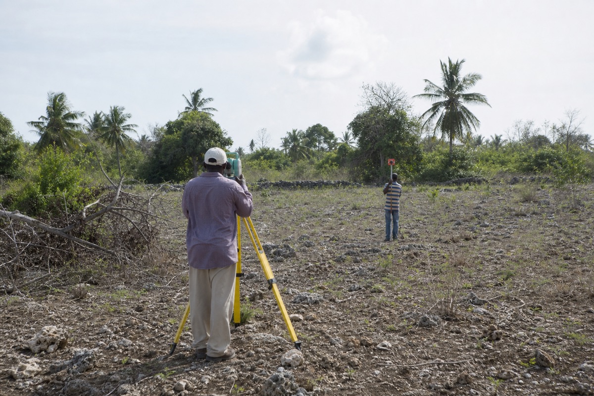 Topographical Surveys service in Zanzibar
